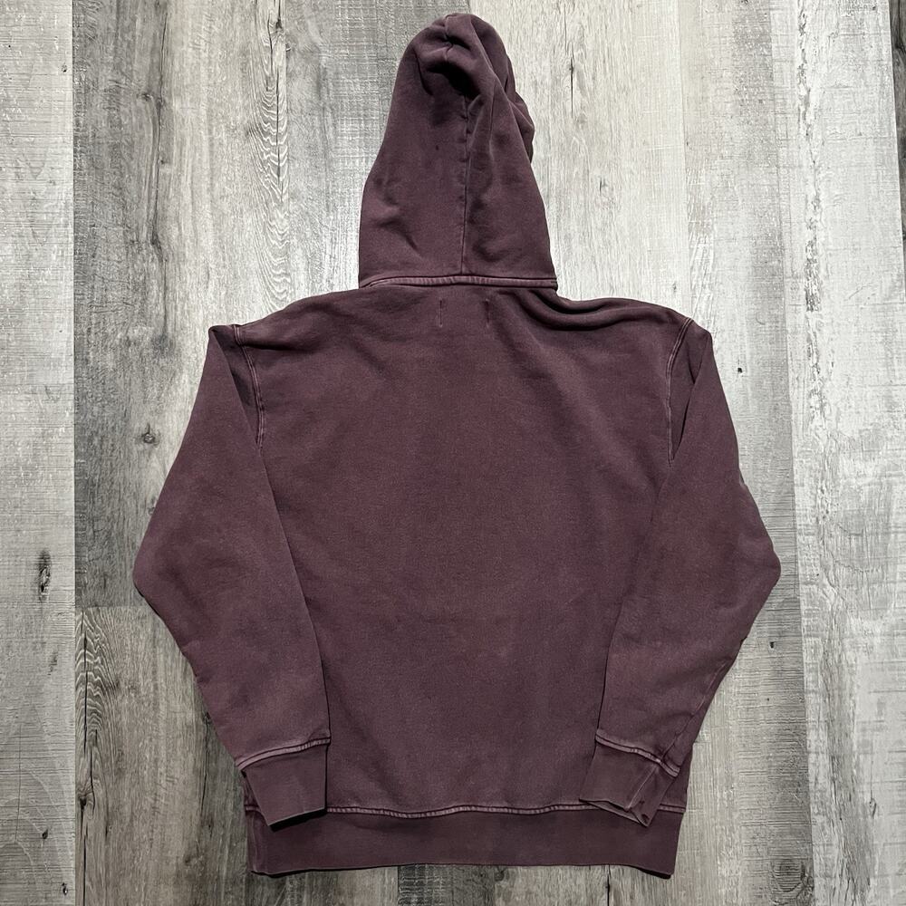 VTG Jordan Jumpman Heavy Cotton Pullover Faded Pigment Purple Basketball Hoodie - Picture 2 of 4
